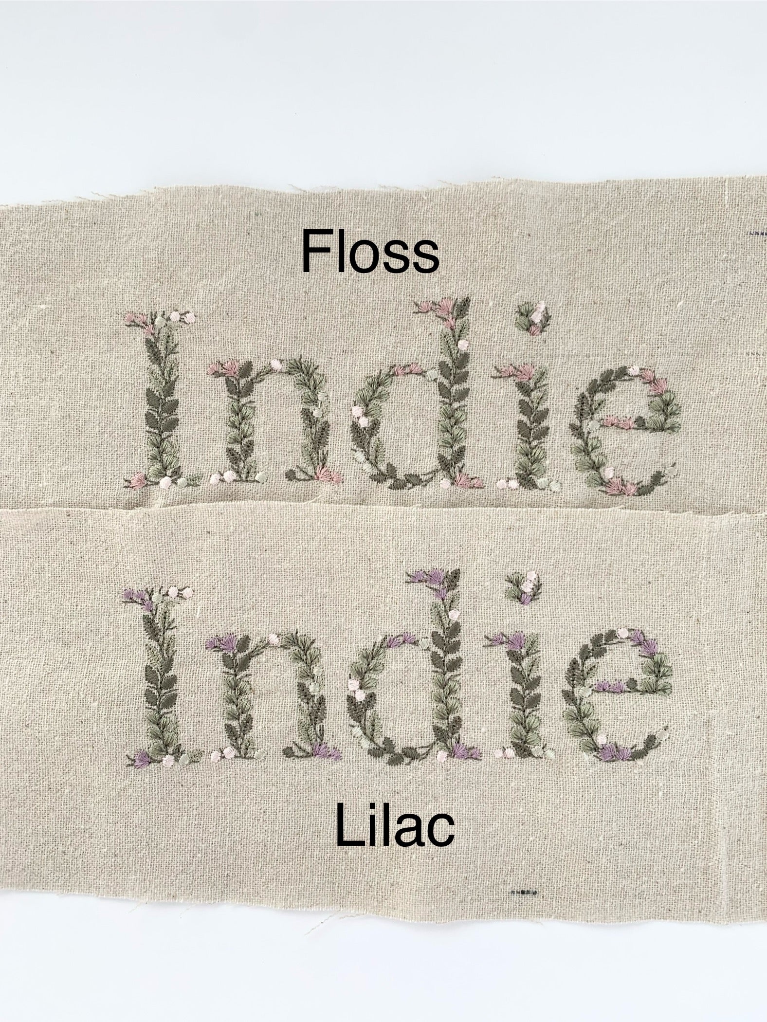 Embroidered Vine Baby Blanket