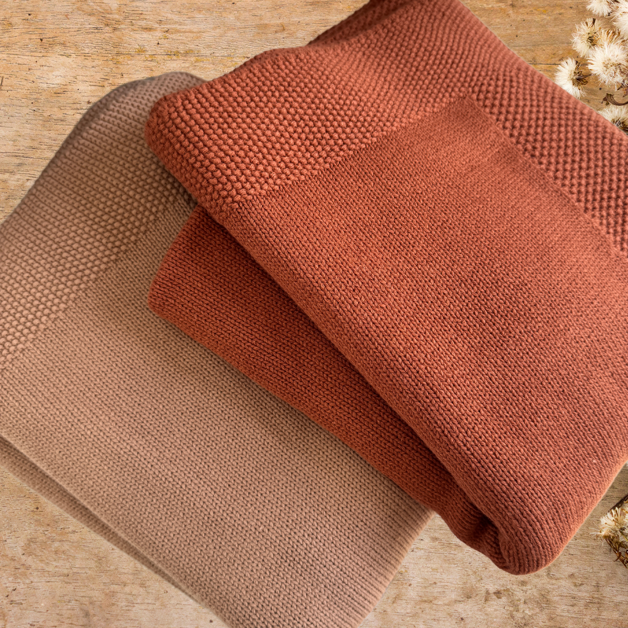 Embroidered Floral Fall Baby Blanket