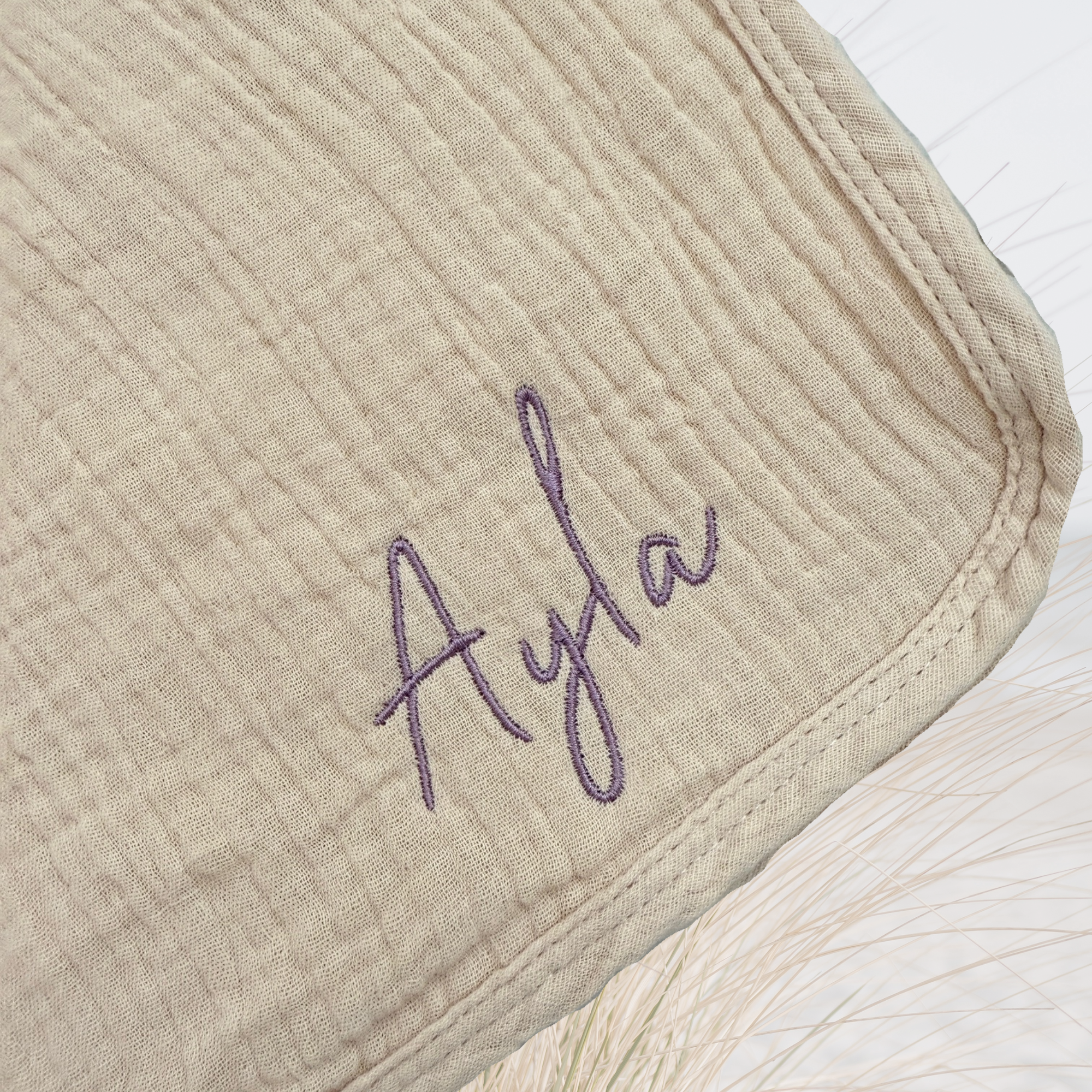 Hooded kids towel - Oat