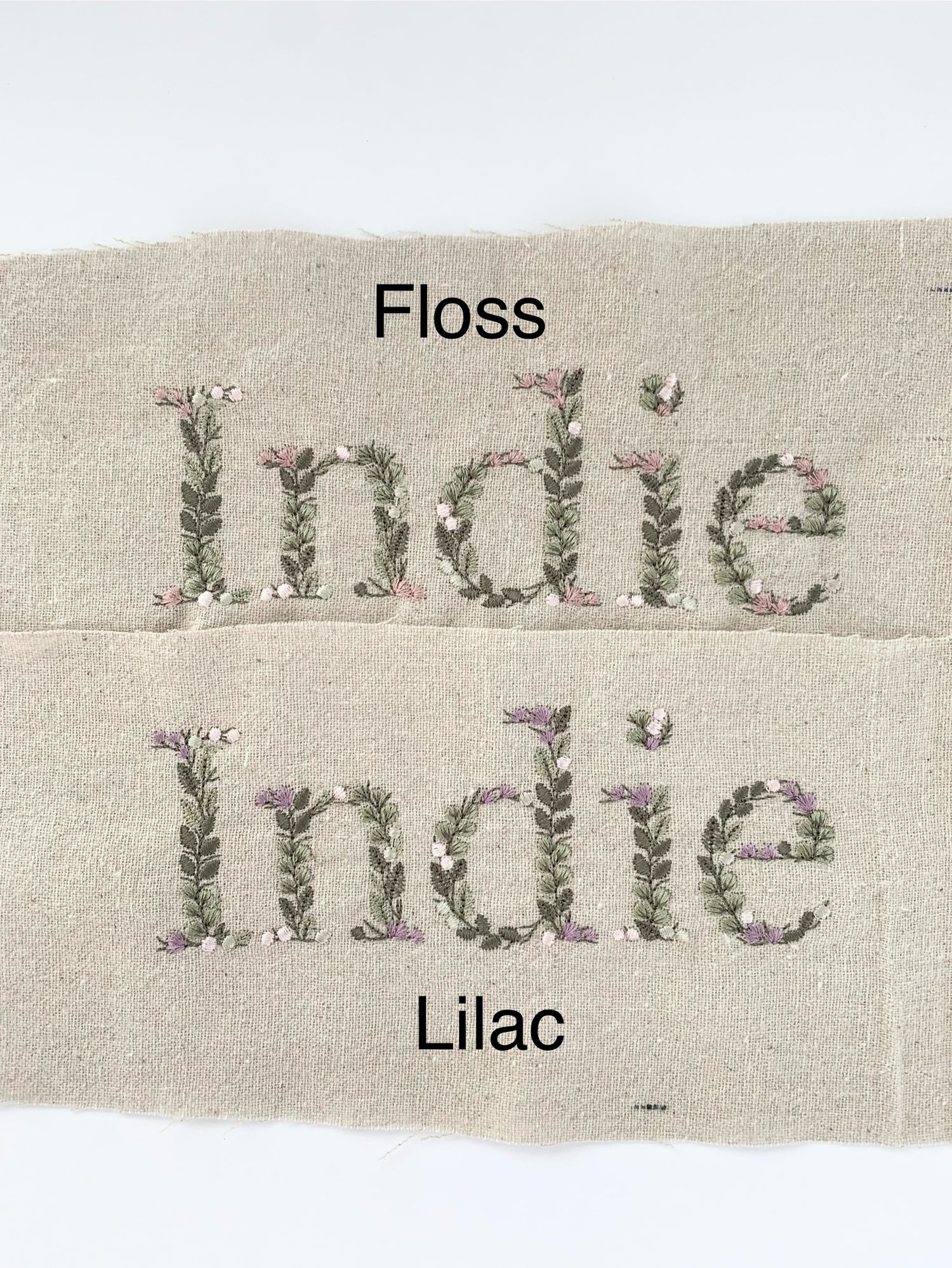 Embroidered Vine Baby Blanket