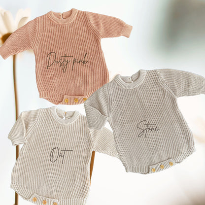 Knitted Romper set